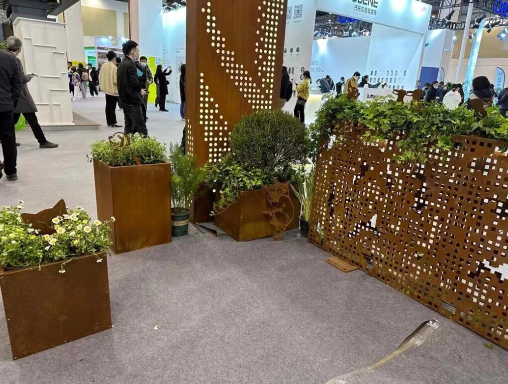 贡觉耐候钢花箱