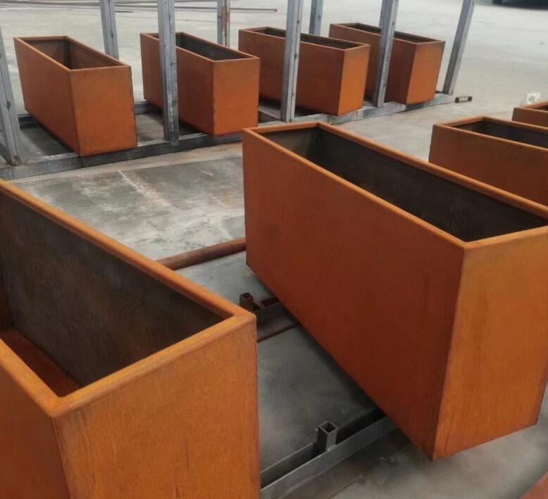 贡觉耐候钢花箱